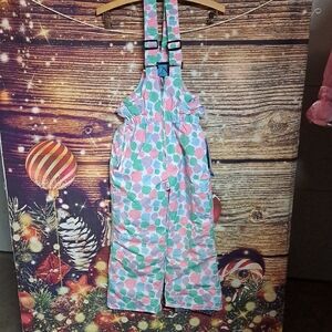 NWT Iceburg Colorful Kids Snow Bib size 6-6x